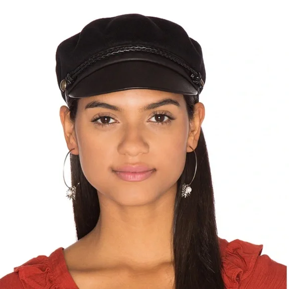 Black Eugenia Kim Elyse Camel Hair & Leather hat Excellent Condition - Picture 4 of 10